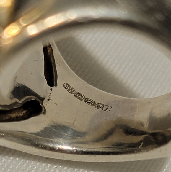 Stephen Webster Crystal Haze Sterling Silver Super Stud Ring - Size 6 - Picture 7 of 8